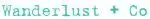 Wanderlust + Co logo