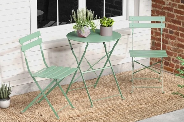 Ebern Designs Shelah Metal Patio Dining Set