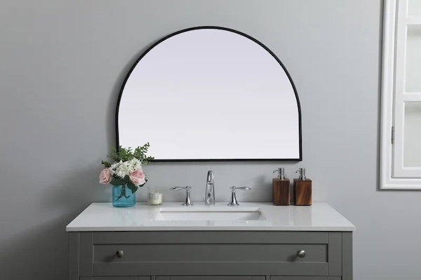 Re/Fine Sabine Metal Arch Wall Mirror